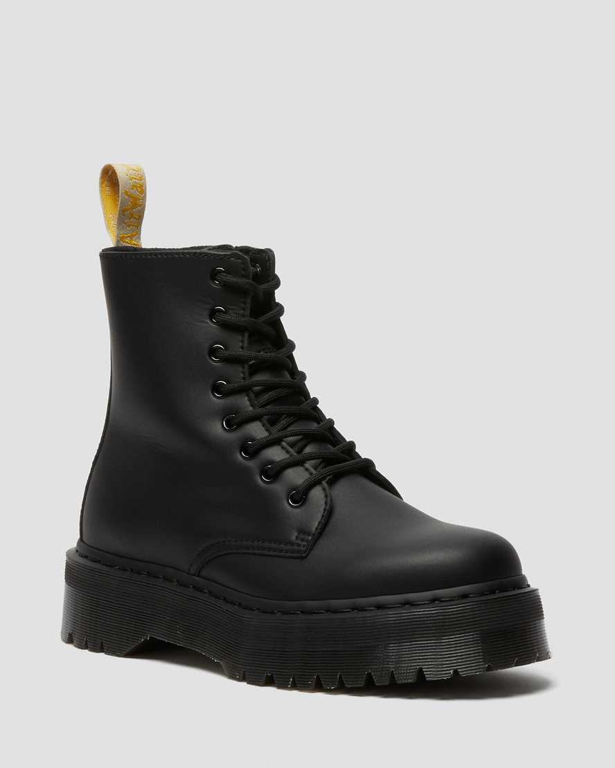 Dr. Martens Vegan Jadon II Mono Erkek Kalın Tabanlı Botlar - Bot Siyah |MIHBO9605|